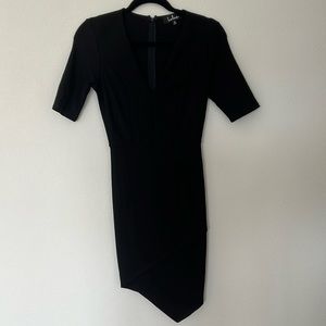 Black mini dress from Lulus